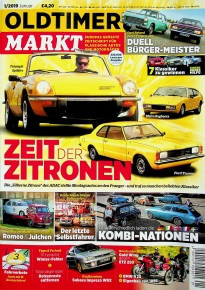 Deckblatt Oldtimer Markt (01/2019)